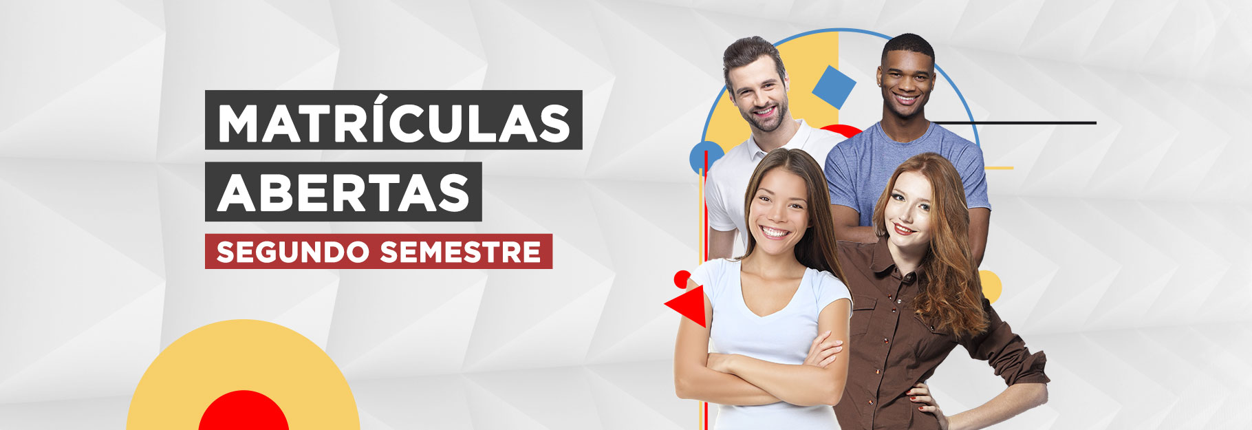 Matriculas abertas segundo semestre
